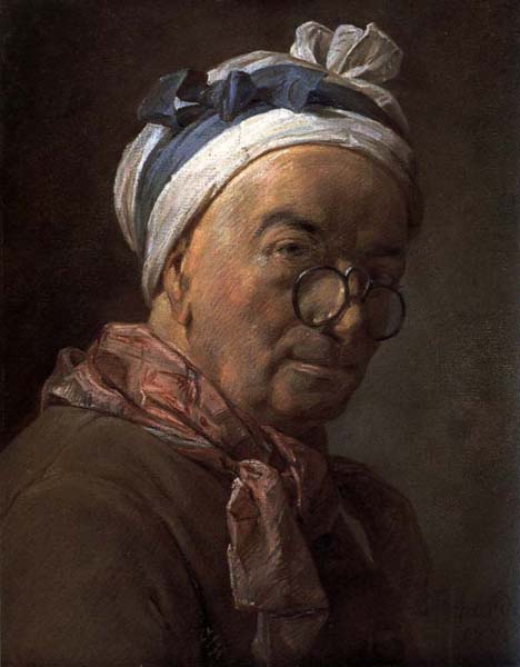 jean-Baptiste-Simeon Chardin Self-Portrait